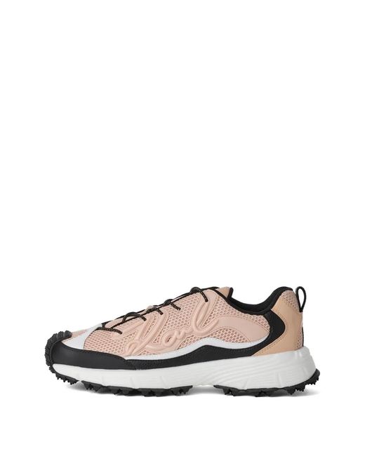 Karl Lagerfeld White Orion Trail Signia Brace Sneakers