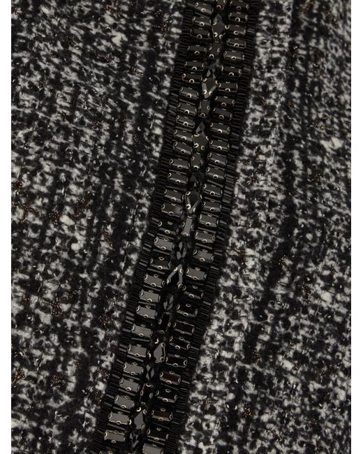 Max Mara Black Embroidered Coat