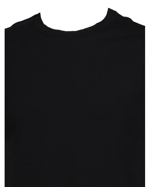Det Blev Sent Black Distressed T-Shirt for men