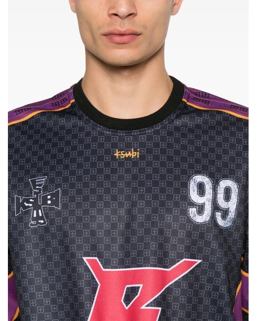 Ksubi Black Stringer Moto Jersey for men