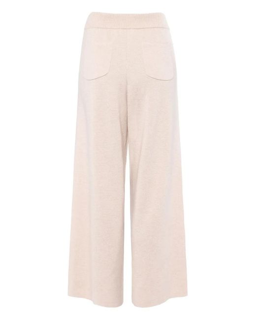Eres White Smooth Trousers