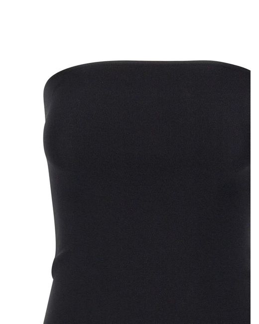 Entire studios Black Bandeau Sleeveless Top