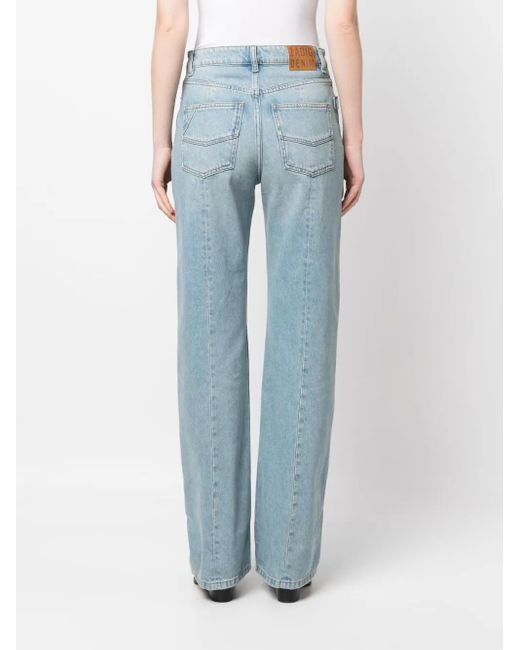 Zadig & Voltaire Blue Straight-Leg Jeans