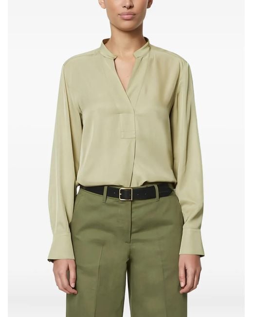 Marc O' Polo White Placket Blouse