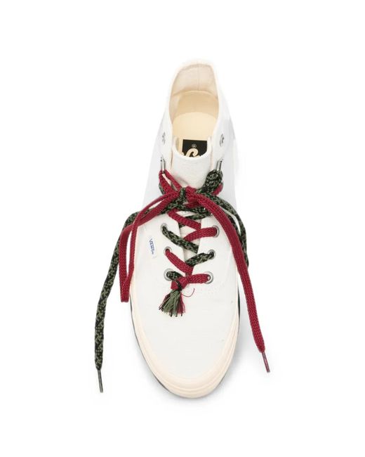 Vans White Lace-Up Sneakers for men