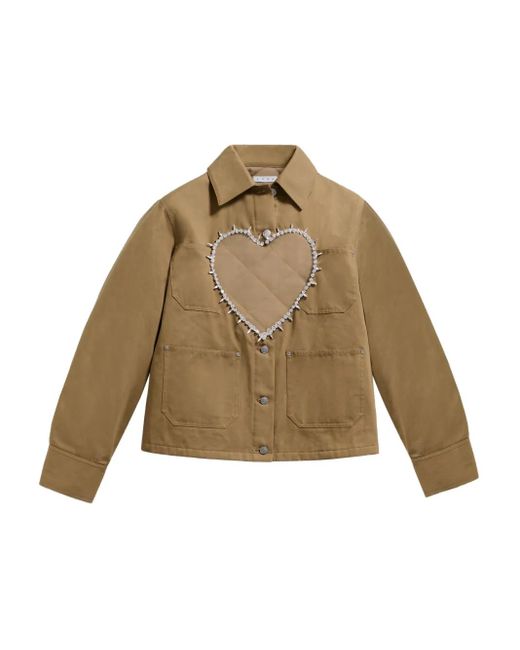 Giacca Crystal Heart di Area in Natural