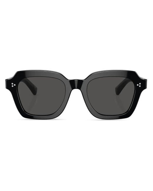 Oliver Peoples Black Kienna Square-Frame Sunglasses