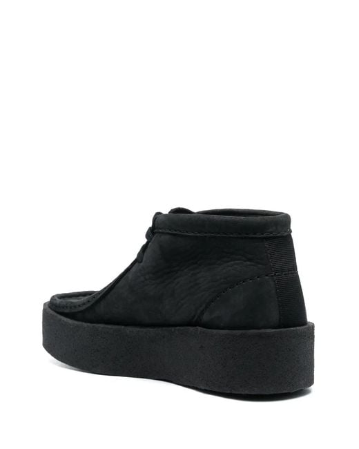 Clarks Black Wallabeecup Bt Shoes