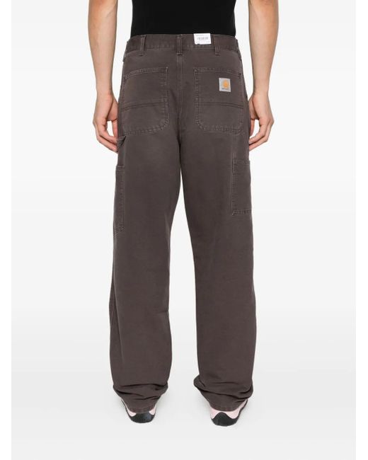 Carhartt Gray Double-Pocket Cotton Jeans for men