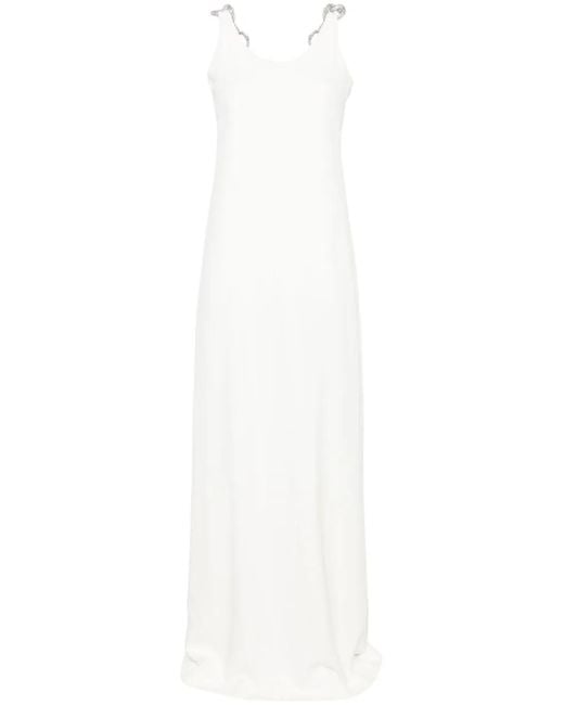 Stella McCartney White Chain-Strap Gown