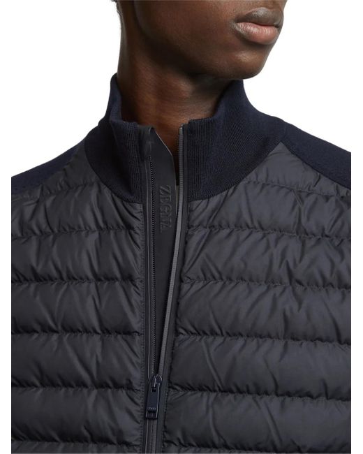 Zegna Blue High Performance Wool Vest for men