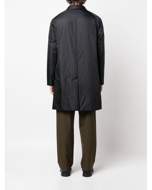 Aspesi Button-up Lightweight Coat in Black for Men | Lyst