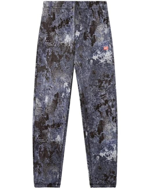 Pantalones de chándal P-Marky-R2 DIESEL de hombre de color Blue