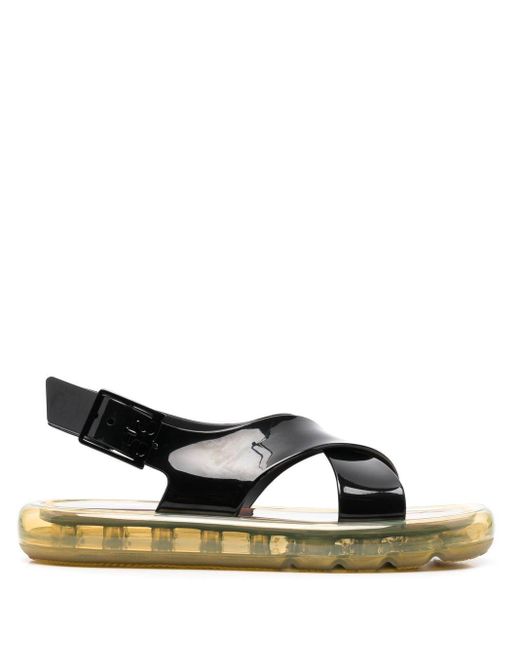 Tory Burch Crisscross Bubble Jelly Sandals in Black Lyst