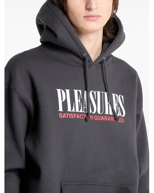 Pleasures Gray Satisfaction Hoodie for men