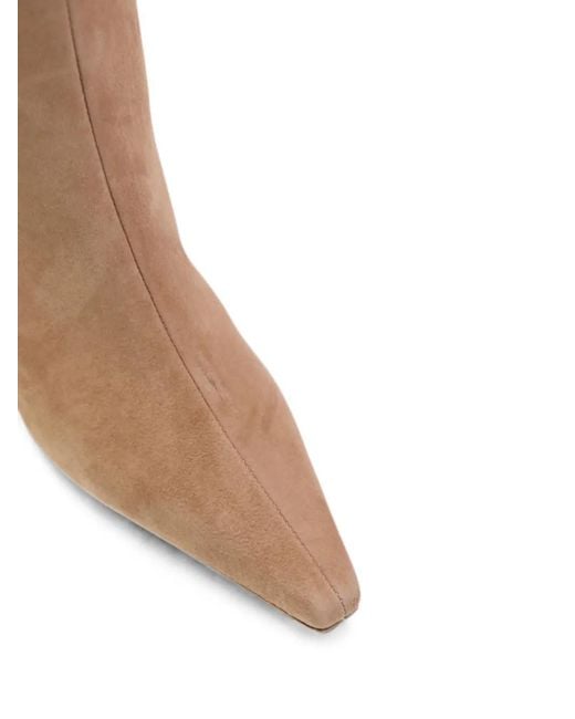 Notabene Brown Flavia Pointed-Toe Knee-High Boots