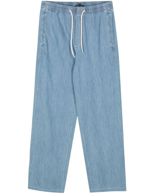 Pantaloni dritti con coulisse di A.P.C. in Blue da Uomo