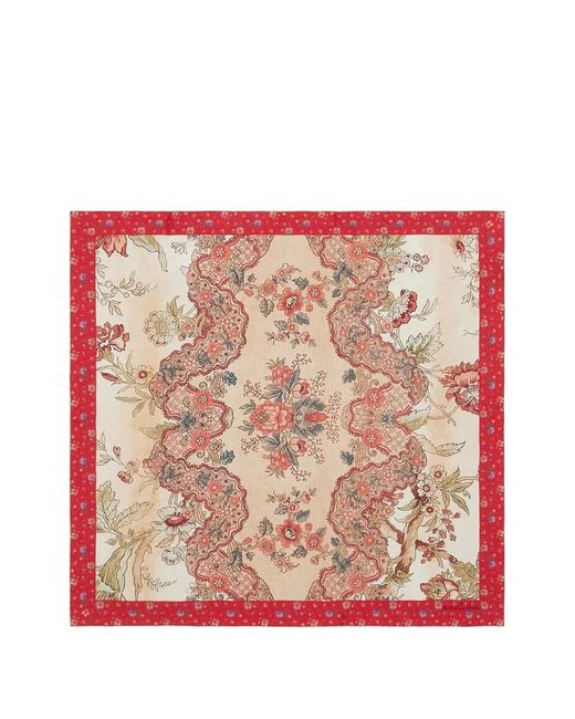 Pierre Louis Mascia Pink Aloeuw Floral-Print Scarf