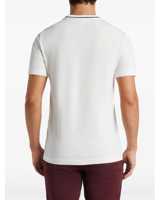Lacoste T-Shirt Met Logopatch in het White voor heren