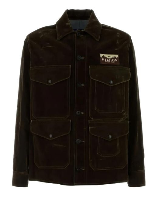 Junya Watanabe Black X Filson Patchwork Pocket Jacket for men