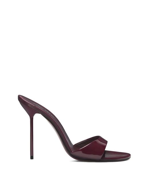 Paris Texas Purple Lidia Patent-Finish Sandals