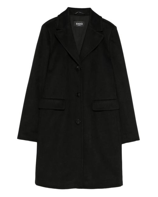 Marella Black Acerbi Single-Breasted Coat