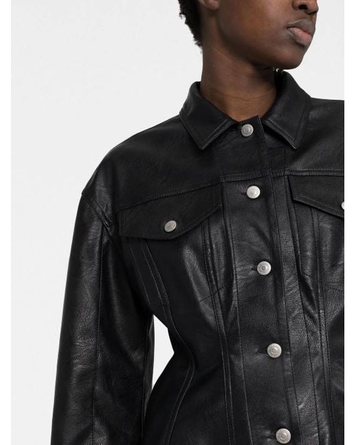 Stella McCartney Black Fitted Button-Up Jacket