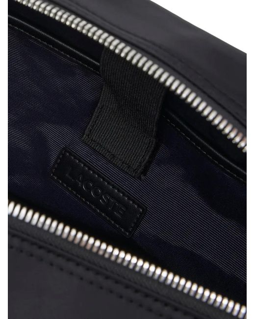 Lacoste Black Logo Laptop Bag for men