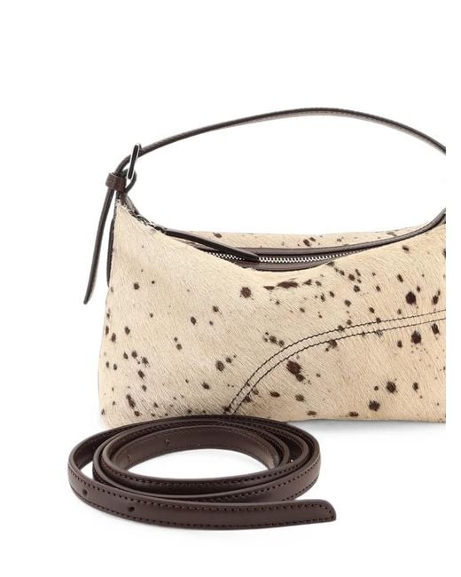 Atp Atelier Metallic Mini Vadena Two-Way Tote Bag