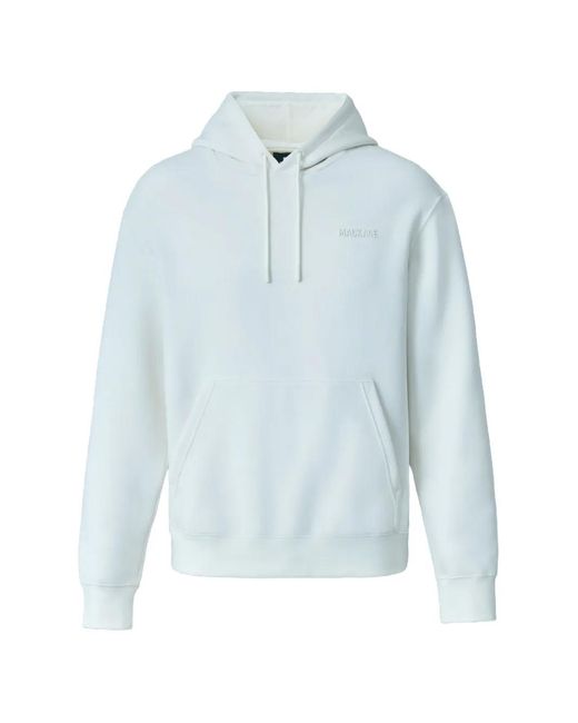 Mackage Blue Kolton Logo-Detail Hoodie for men