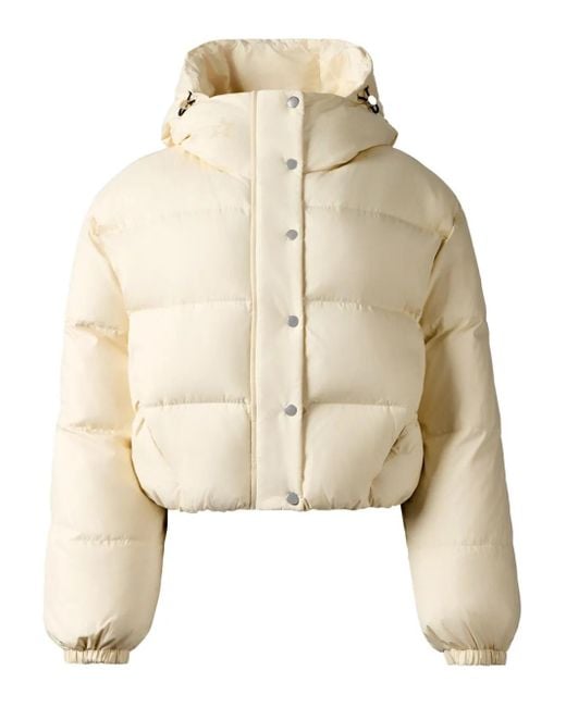 Perfect Moment Natural Cropped Puffer Jacket
