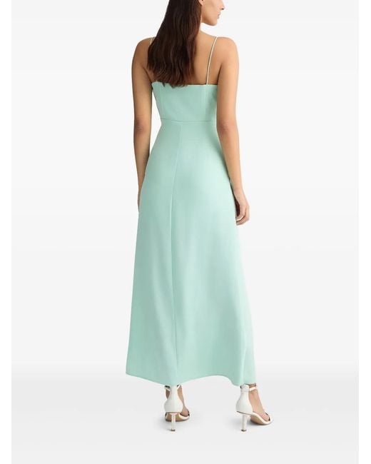 Liu Jo Green Feather-Detailing Dress