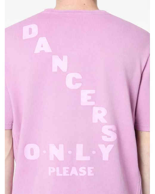 ACHM Pink Logo-Motif T-Shirt for men