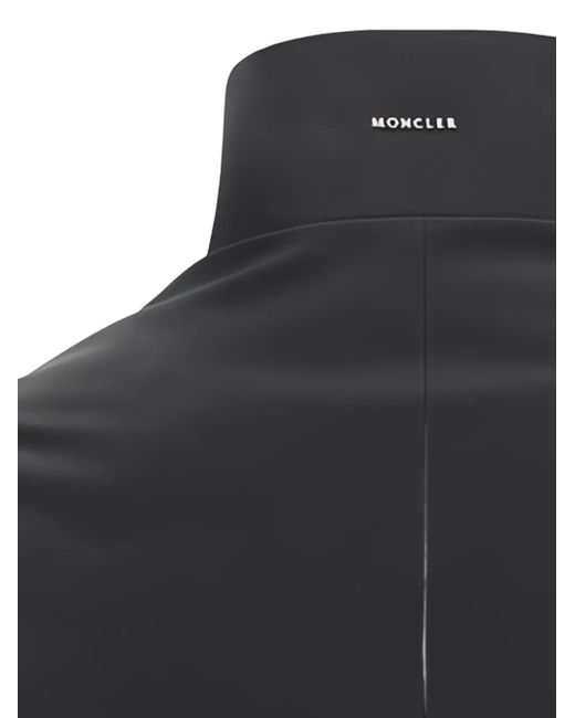 Moncler Blue High-Neck Flap-Pocket Jacket for men