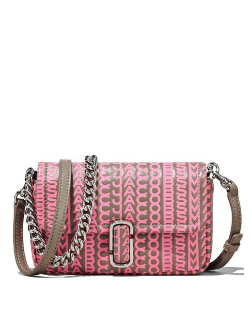 Marc Jacobs The Monogram Shoulder Bag in Pink Lyst UK