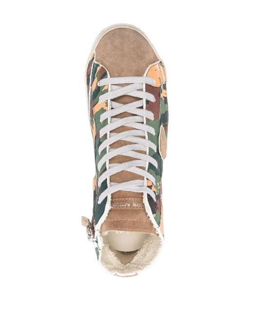 Philippe Model Green Prsx Hi-Top Sneakers for men