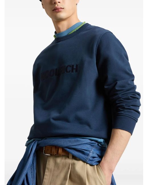 Sweat À Patch Logo Woolrich pour homme en coloris Blue