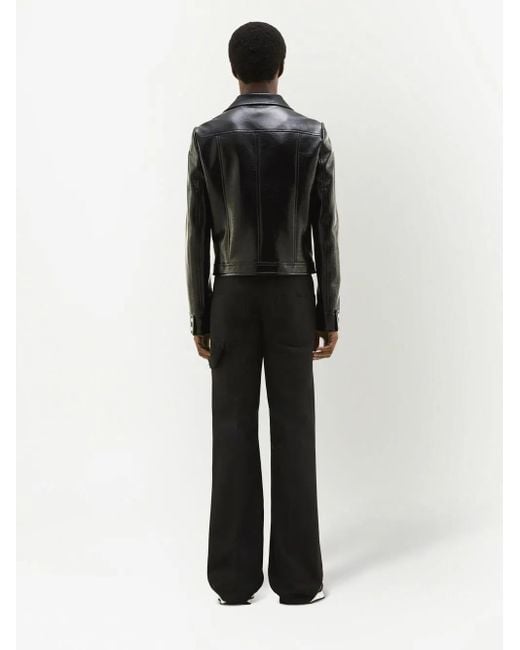 Courreges Black Reedition Vinyl Jacket