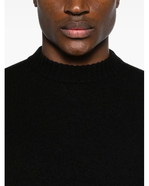 Jil Sander Wollen Trui in het Black voor heren