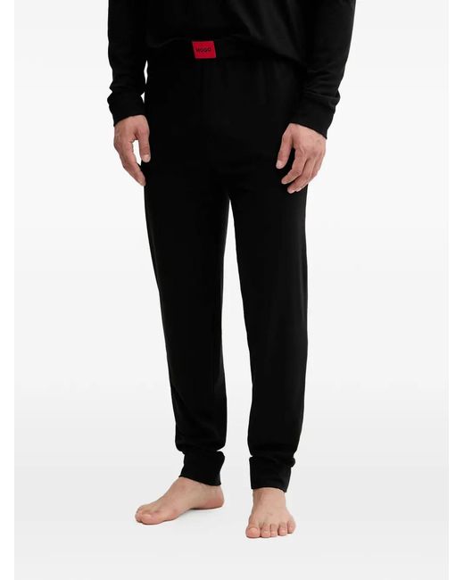 HUGO Pyjama Mit Logo-Patch in Black für Herren