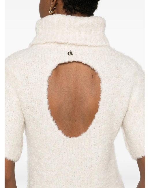 Top Con Cuello Vuelto Dixie de color White