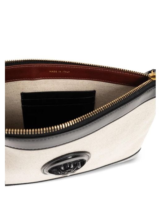 Versace Black Rivière Clutch Bag