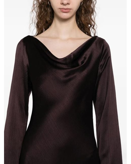 Reformation Black Pike Dress