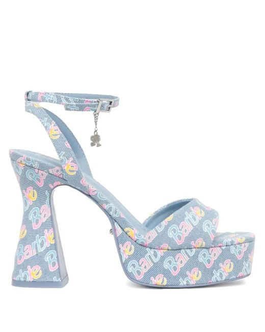ALDO X Barbie 114Mm Party Sandals in Blue | Lyst