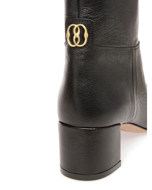 Bally Black Otavine 50Mm Leather Ankle Boots