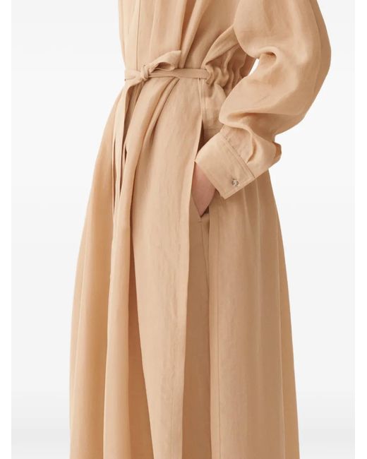 Fabiana Filippi Natural Belted Coat