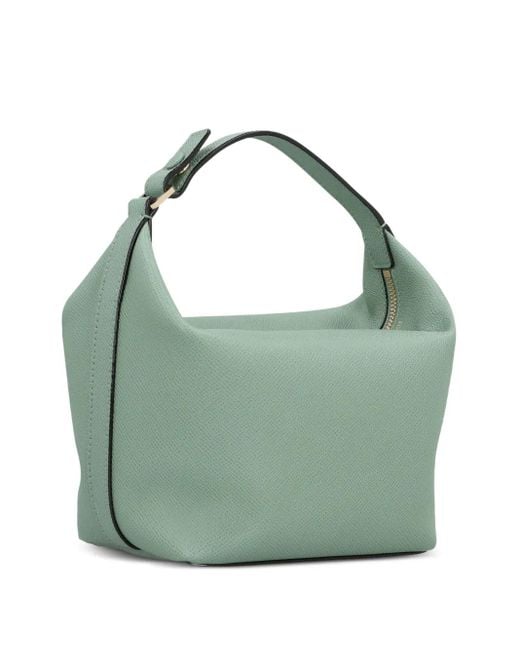 Valextra Green Mini Mochi Tote Bag