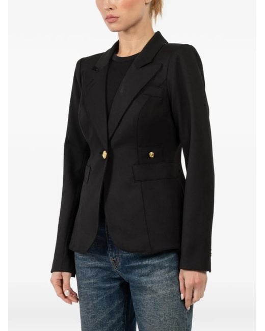 Smythe Black Single-Breasted Blazer