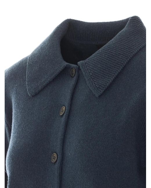 A.P.C. Blue Button-Up Cardigan