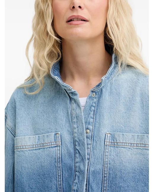 Munthe Blue Luxa Denim Top